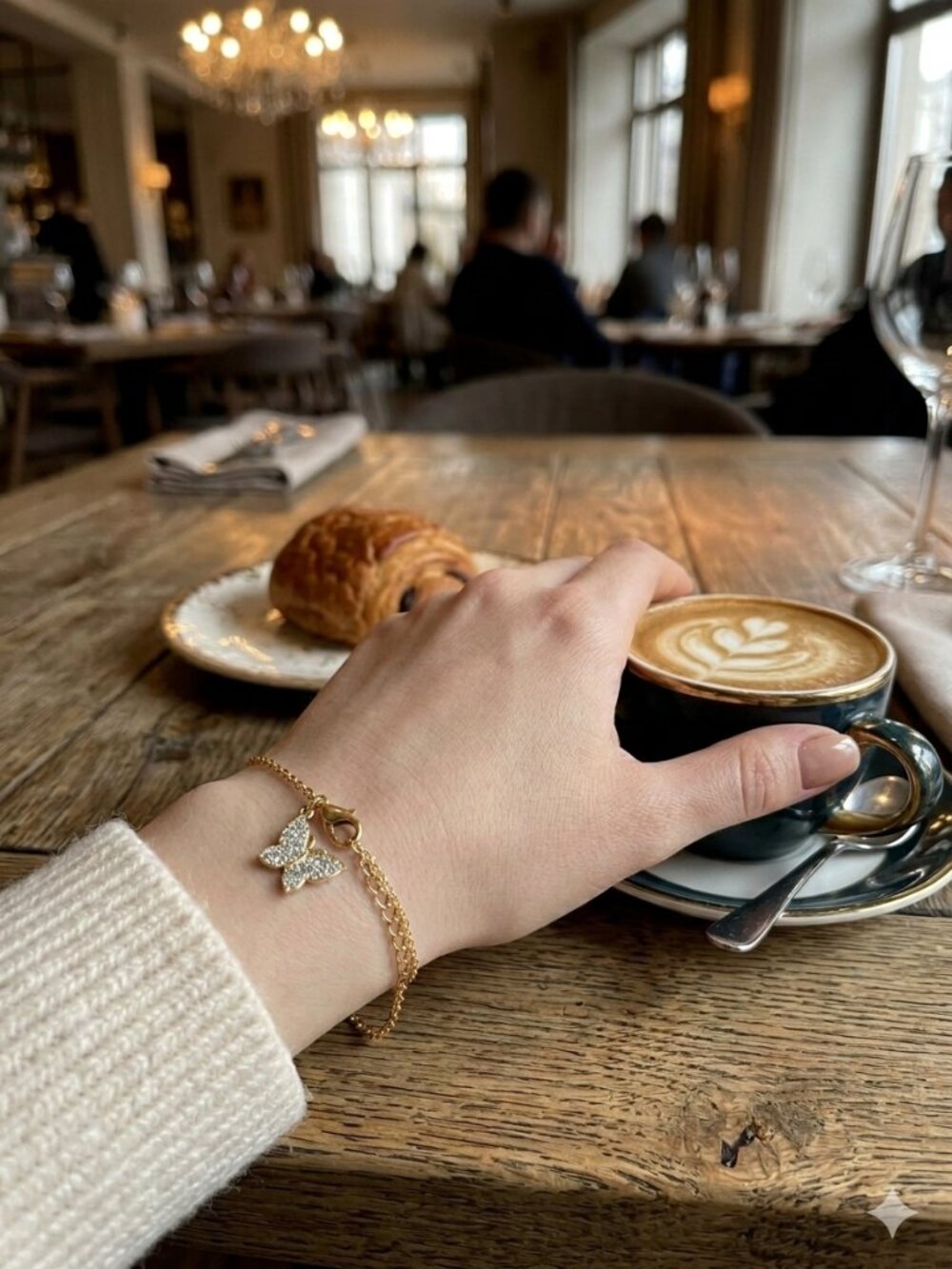 Violet Harper Pave Butterfly Bracelet
